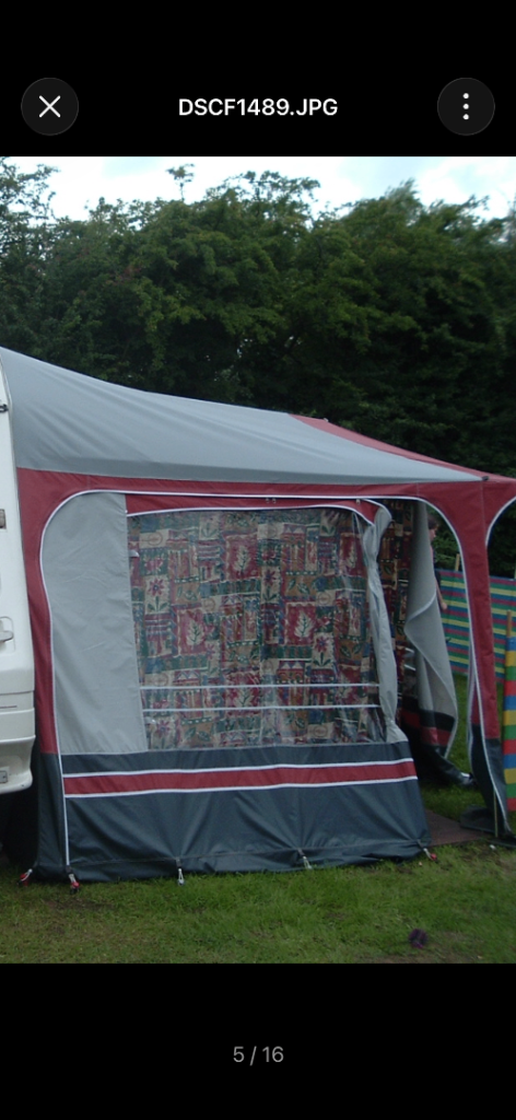 Caravan NR Awnings Executive with Add on Sleeping annex.