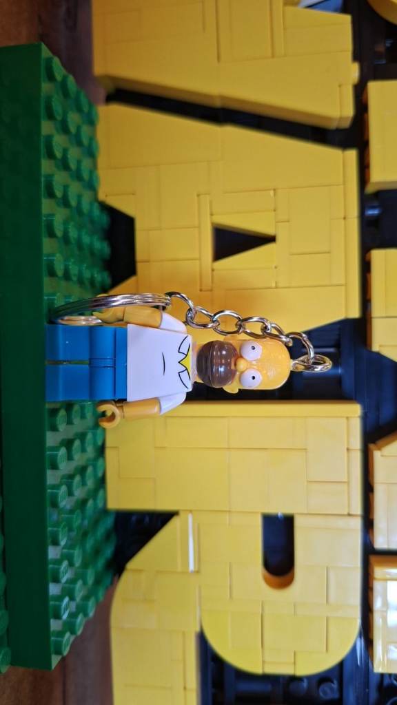 Homer Simpson Keyring