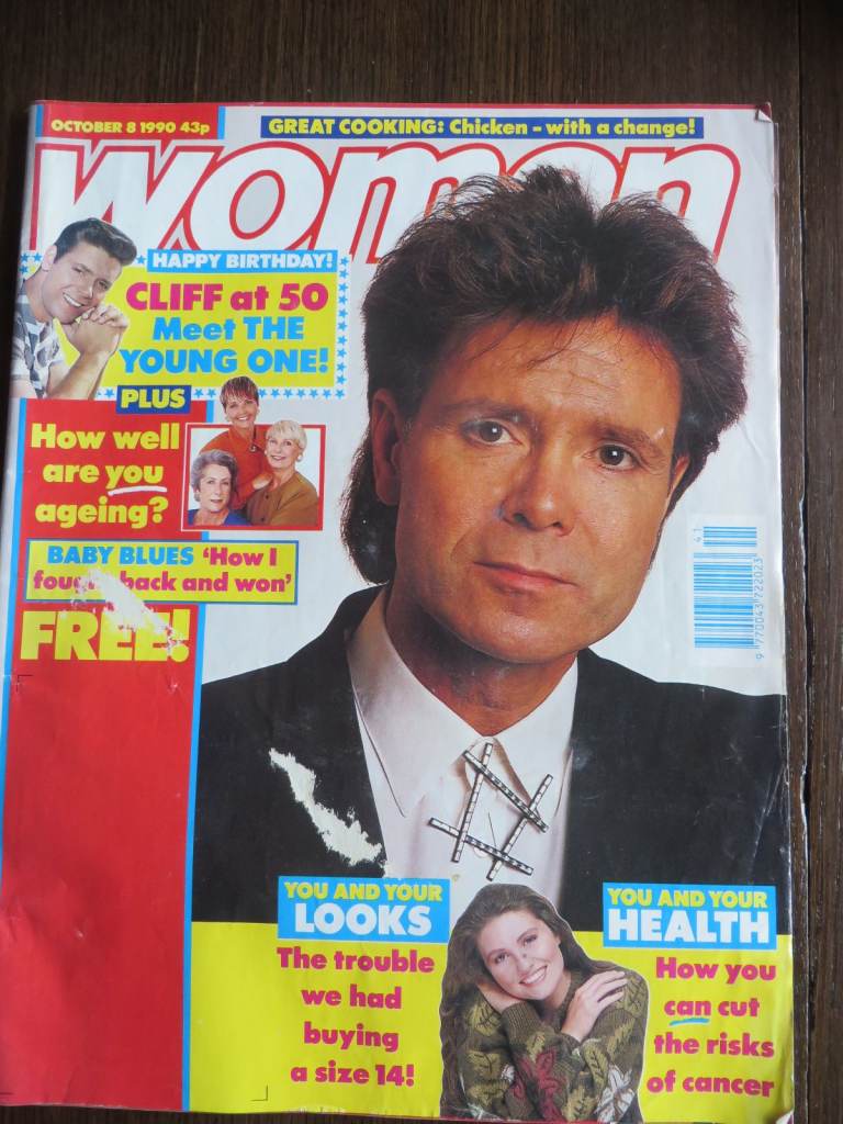  Cliff at 50 - WOMAN magazine 1990