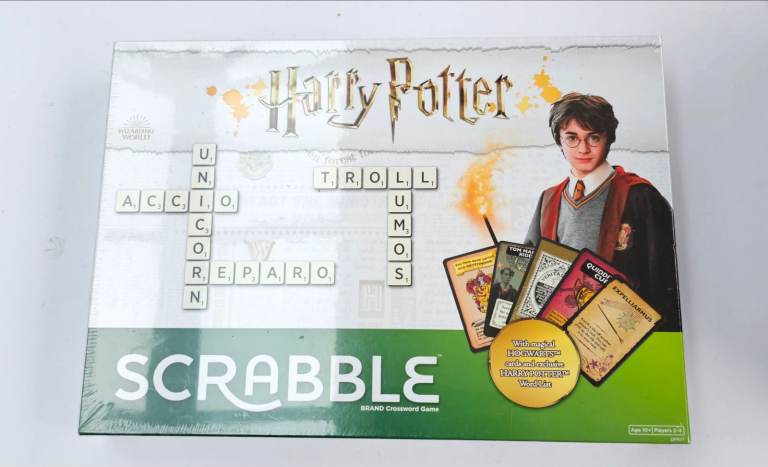 Harry Potter Scrabble Board Game Brand New In Original Clear Wrap Unopened Box