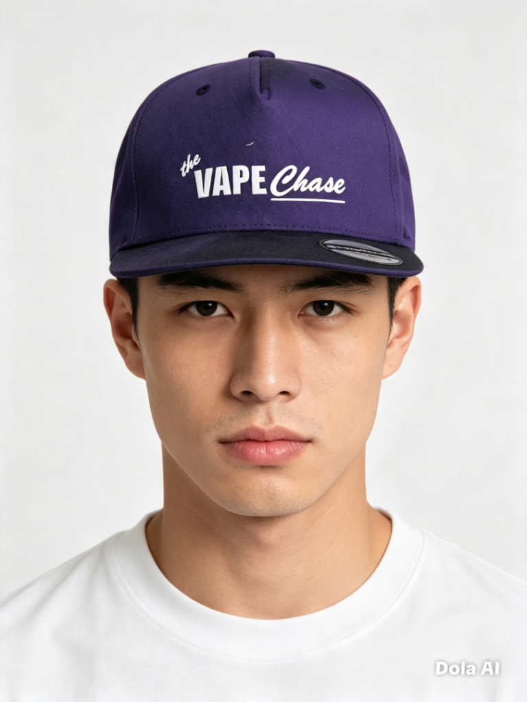 Title: Purple Snapback Cap — Adju