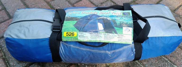 3 person Igloo double roof tent