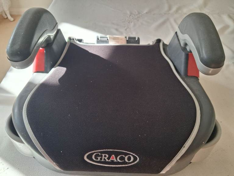 Graco Car Booster Seat - Black & Grey, Good Condition