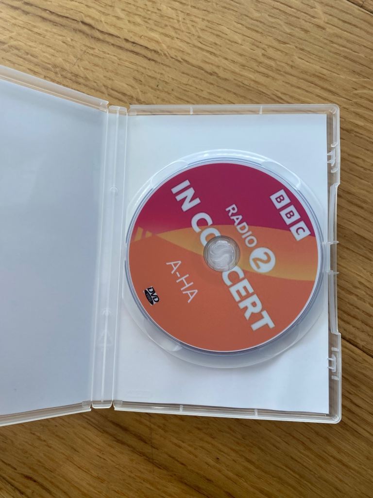 A-ha bbc radio 2 in concert dvd 