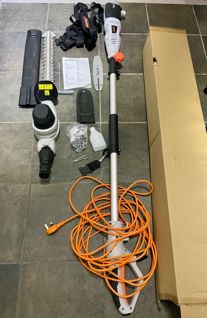 Vonhaus 2 in 1 Hedge Trimmer/Chainsaw