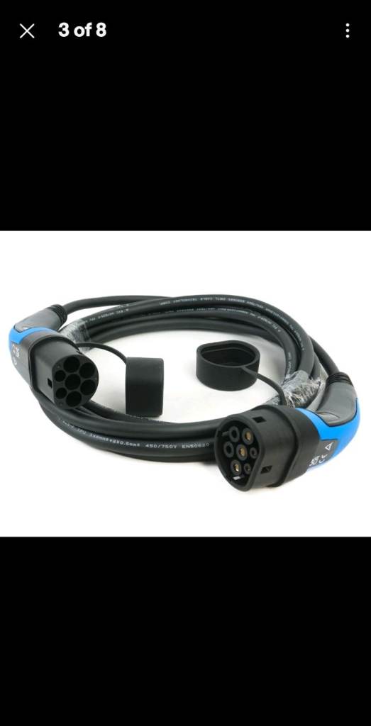 New, EV Charging Cable, EV, Type 2, AC Charger, EV Charger, 