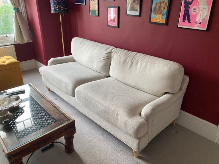 Dusk sofa - 3 seater cream