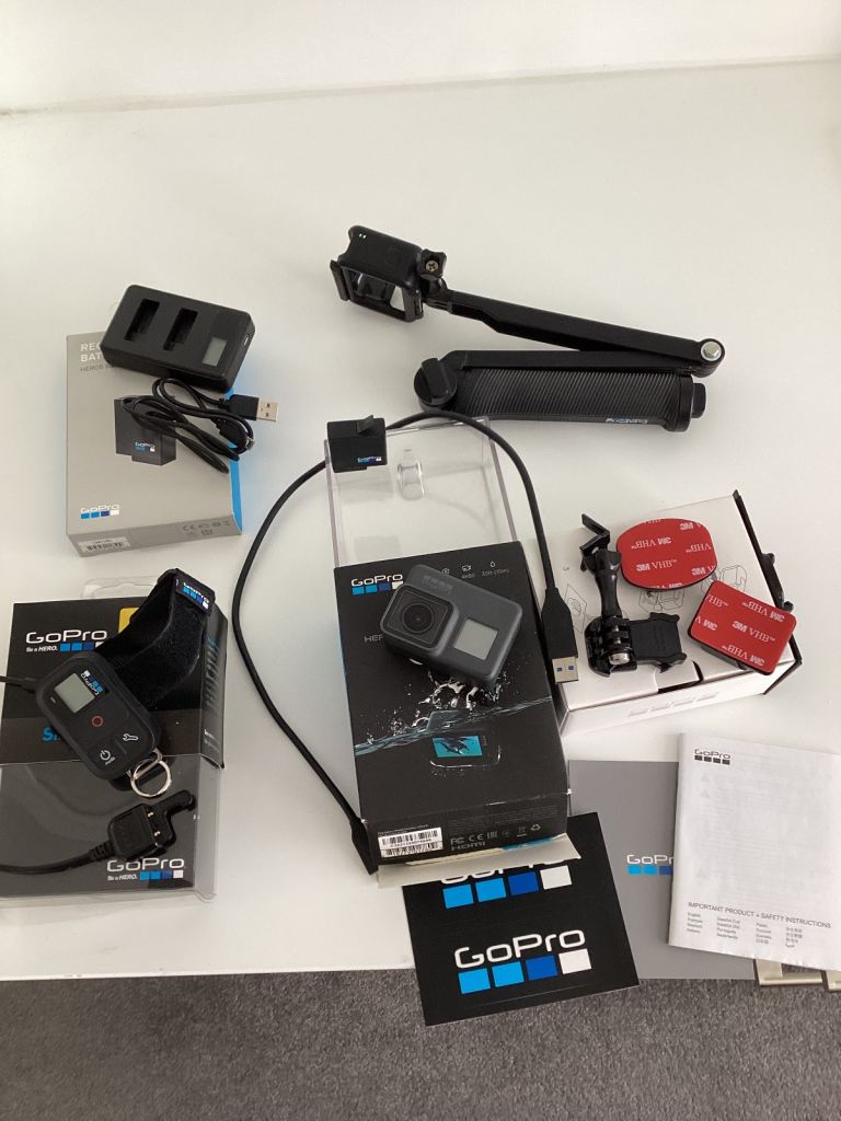 Gopro  HERO 6 Black camera with accessories