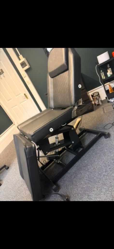 Electric Massage Table Salon Spa Tattoo Bed 3 Fold Beauty Adjust Reclining Chair