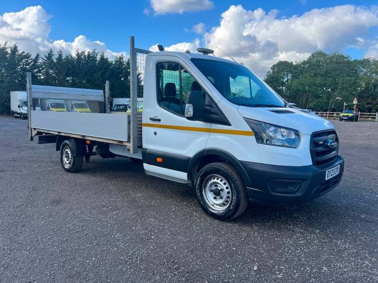 2023 Ford Transit 350 LEADER DROPSIDE ECOBLUE WITH TAIL LIFT Dropside Diesel Manual