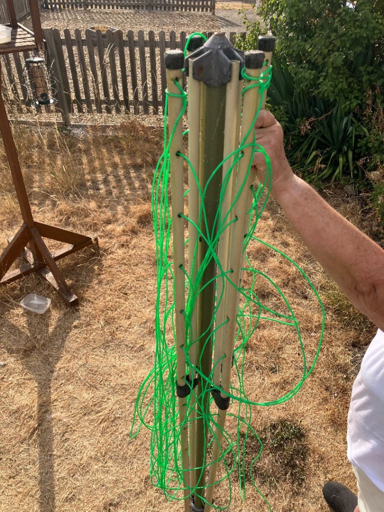 Rotary Clothes Line – Green, old but free