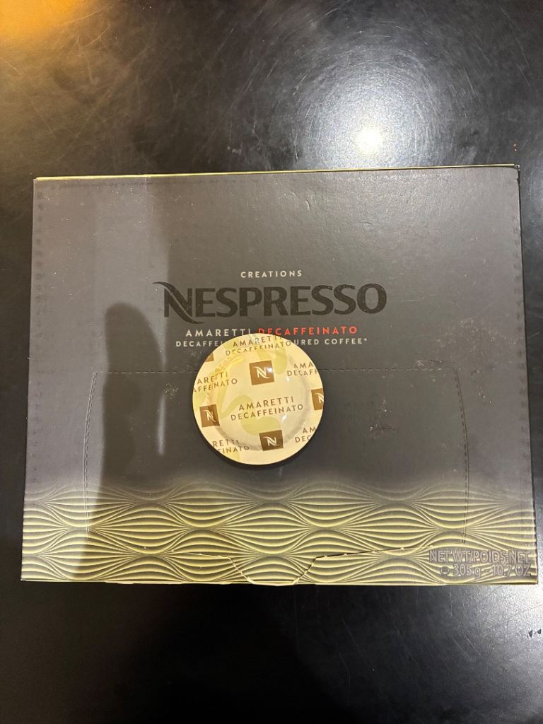 Nespresso decaffeinated coffee capsules 