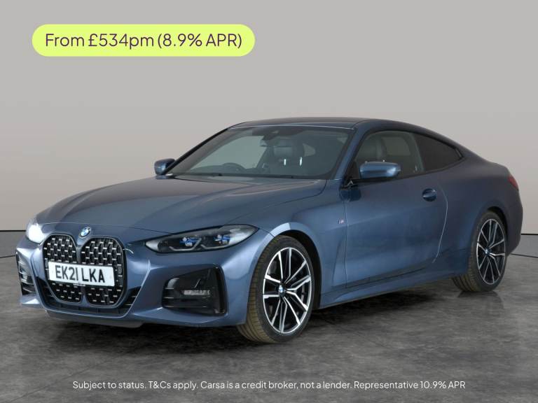 2021 BMW 4 Series 430i M Sport 2dr Step Auto COUPE PETROL Automatic