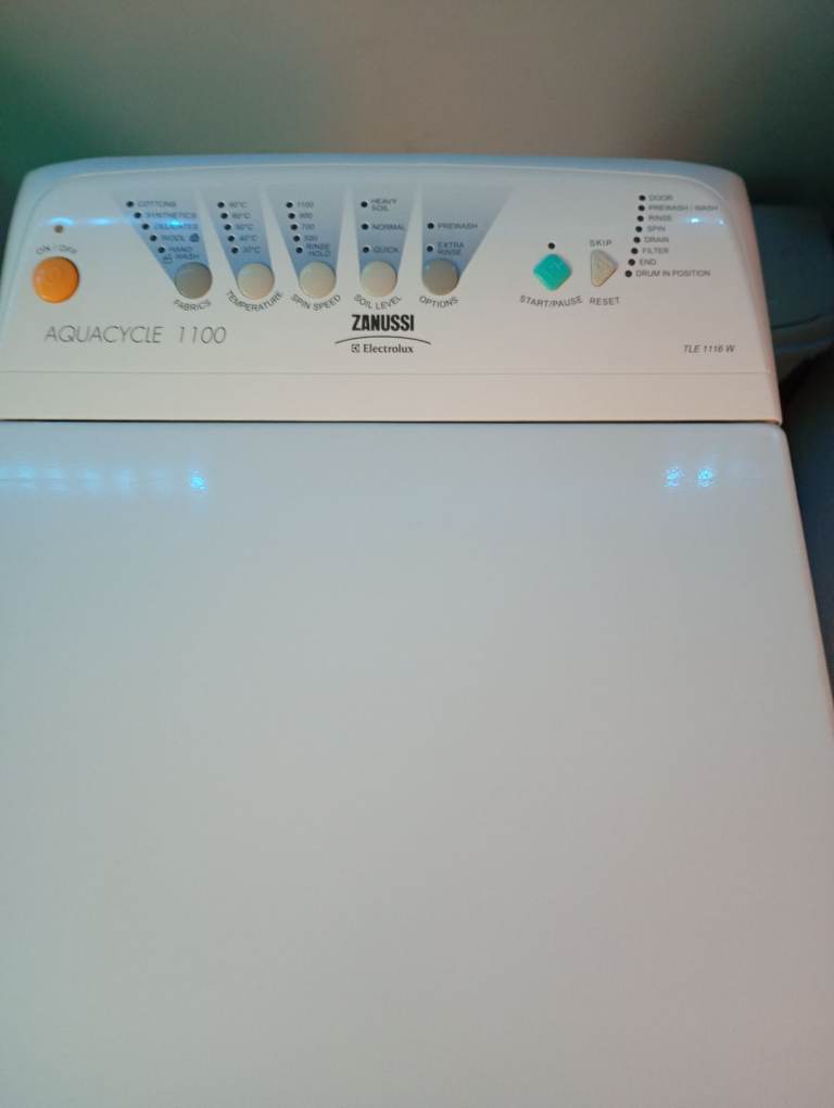 Zanussi Top Loader Washing Machine. 