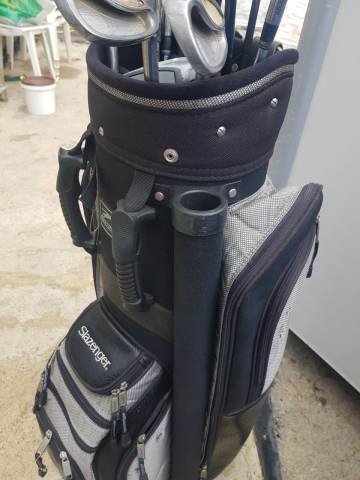 Slazenger Golf Bag with Clubs – Good Condition | in Bradford, West