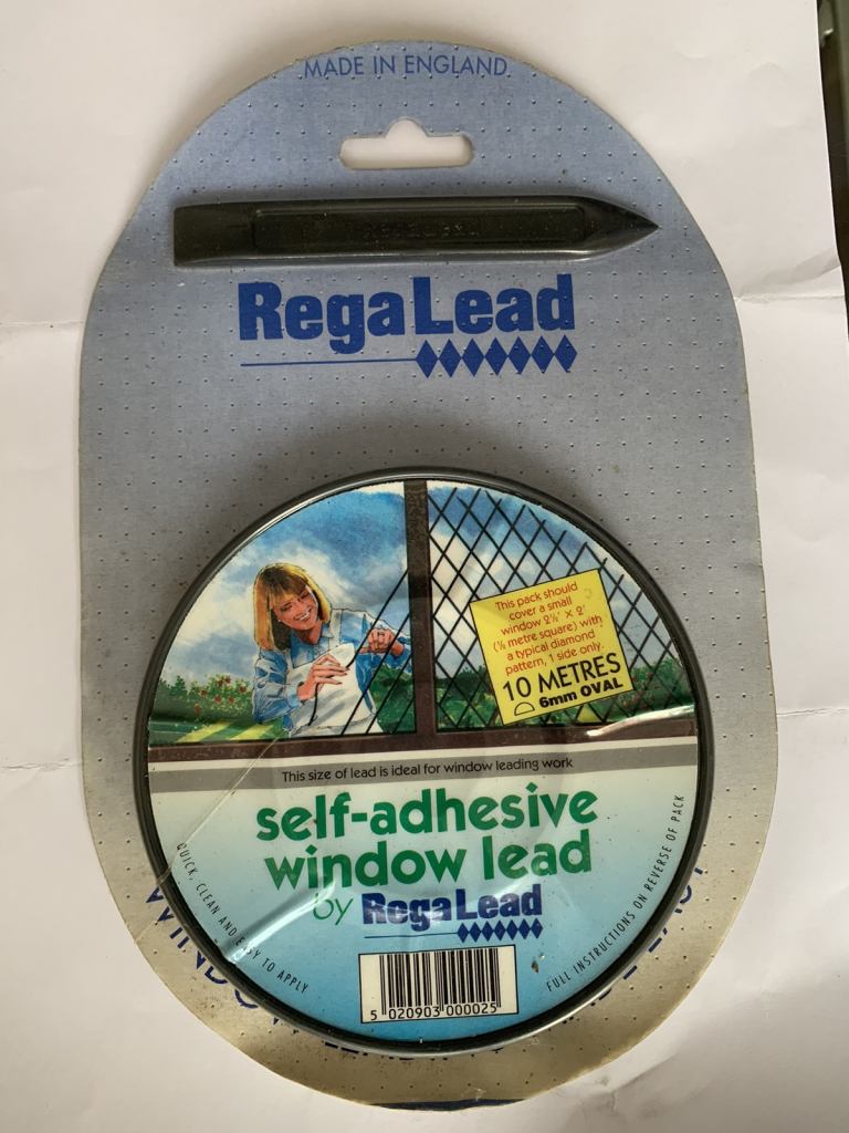 Self-adhesive window lead