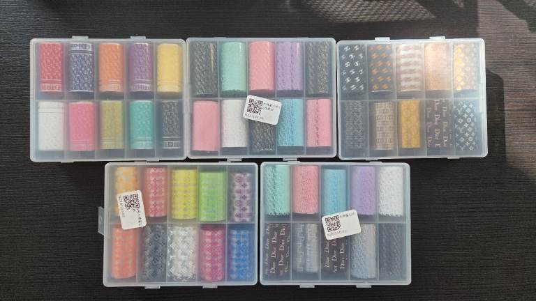 Nail Art Transfer Foil set 