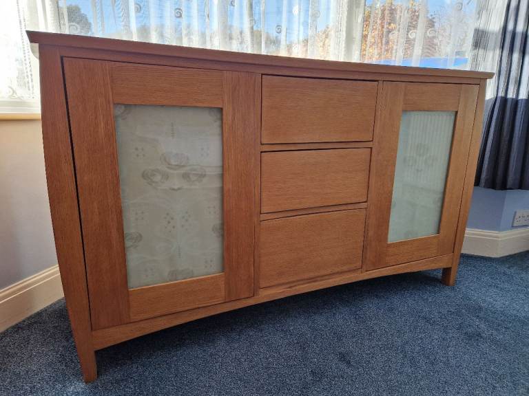 Solid oak sideboard