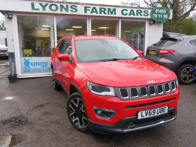 2019 69 JEEP COMPASS 1.4T MULTIAIRII LIMITED SUV 5DR PETROL AUTO 4WD EURO 6 (S/S