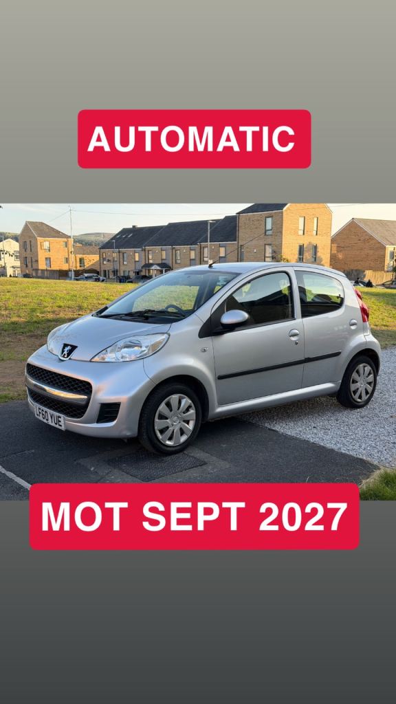 Peugeot, 107, Hatchback, 2010, Semi-Auto, 998 (cc), 5 doors