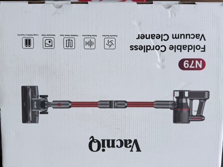 Brand New VacniQ N79 Cordless Vacuum Cleaner – Foldable Design – Boxed