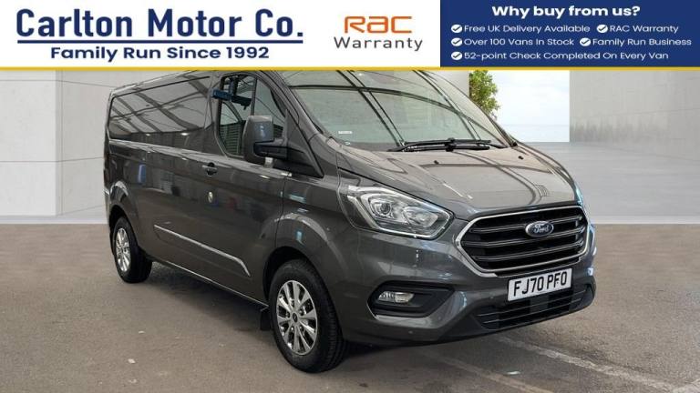 2020 Ford Transit Custom 2.0 320 EcoBlue Limited Panel Van 5dr Diesel Manual L2 H1 Euro 6 (s/s) (...