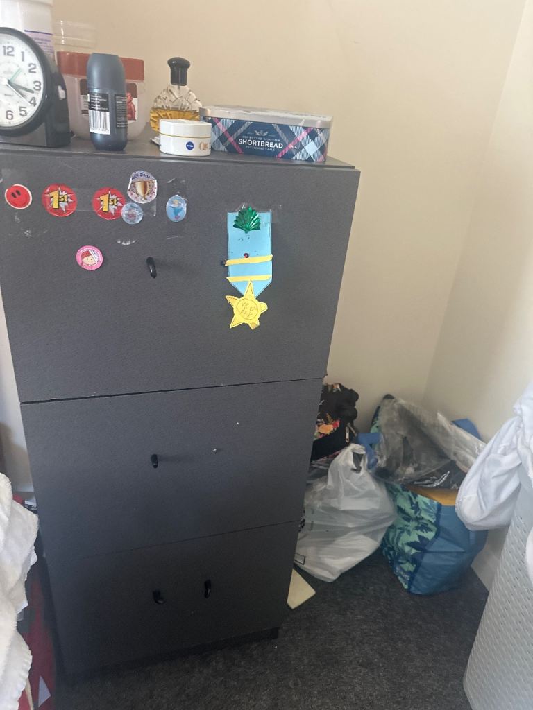 FREE Metal 3-Drawer Chest of Drawers 