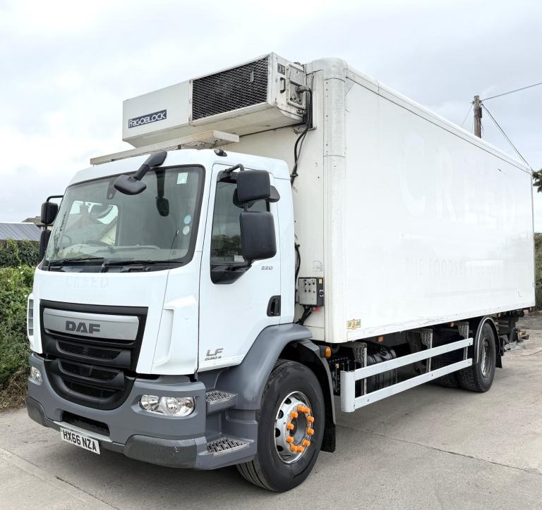 2016 DAF LF55,220 FRIDGE FREEZER 18TON TUCKAWAY TAIL-LIFT MANUAL GEARS EURO-6 