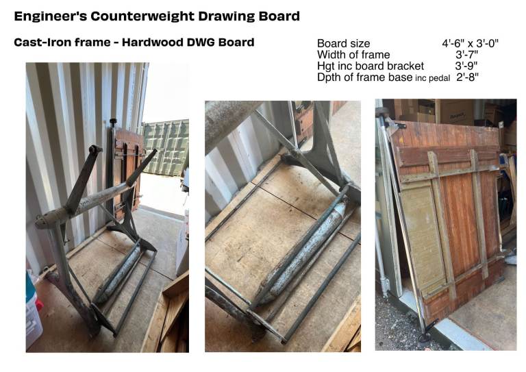 Vintage Engineers Drawing Board