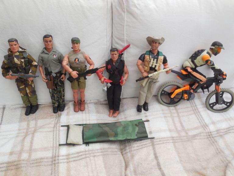Action man figures x 6