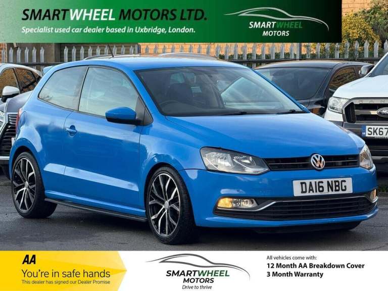 2016 Volkswagen Polo 1.2 TSI BlueMotion Tech Match Euro 6 (s/s) 3dr HATCHBACK Petrol Manual