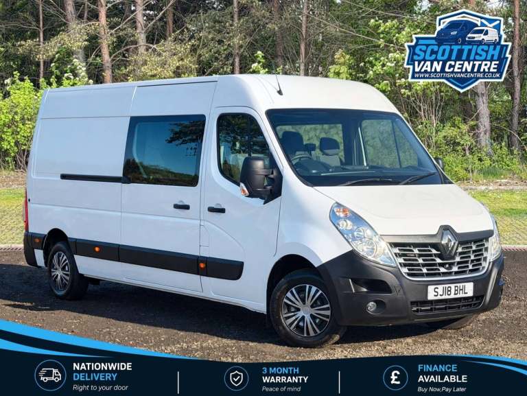 2018 Renault Master 2.3 dCi 35 Business Crew Van Double Cab 5dr Diesel Manual FWD LWB Medium Ro C...
