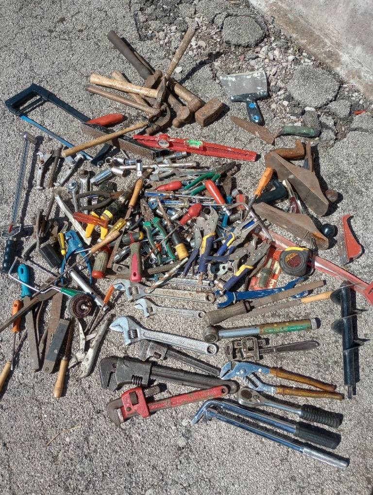 Job lot of hand tools.
