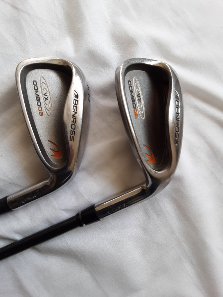 BENROSS VX COMBO  OS  6/9 IRONS on ALDILA TM-70R GRAPHITE SHAFTS 