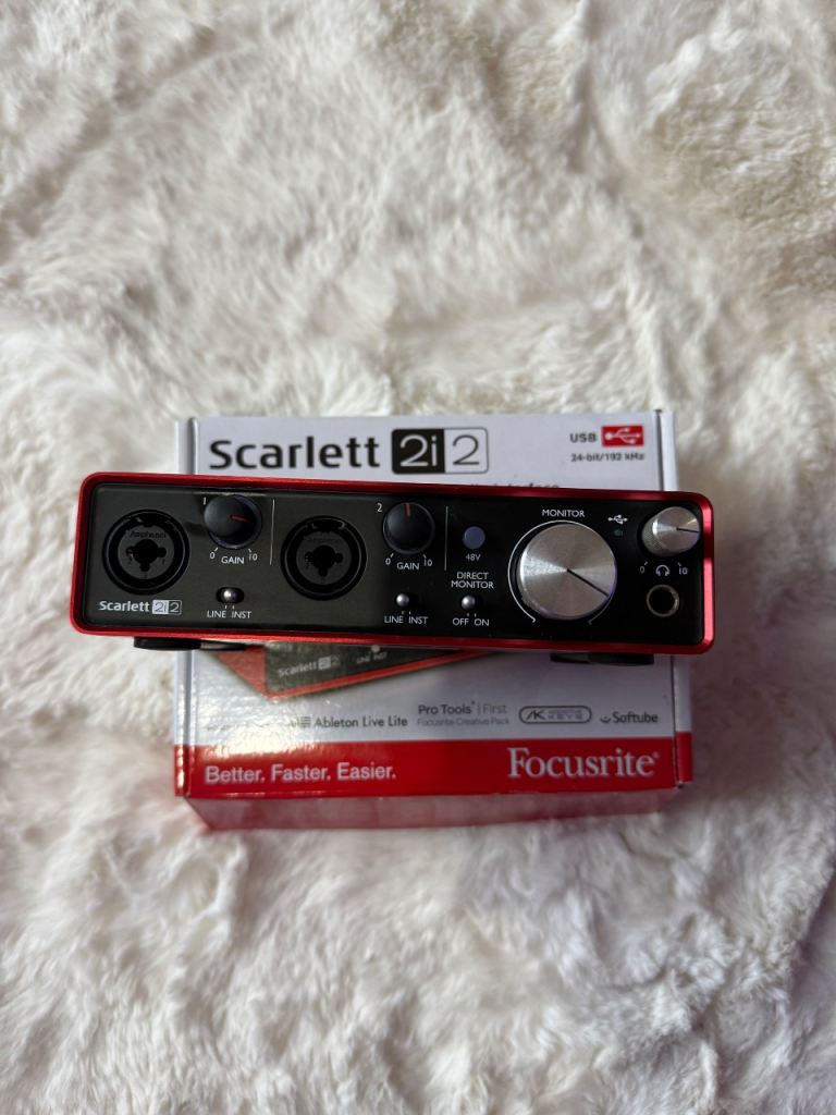 image for Scarlett 2i2 audio interface 2nd Gen