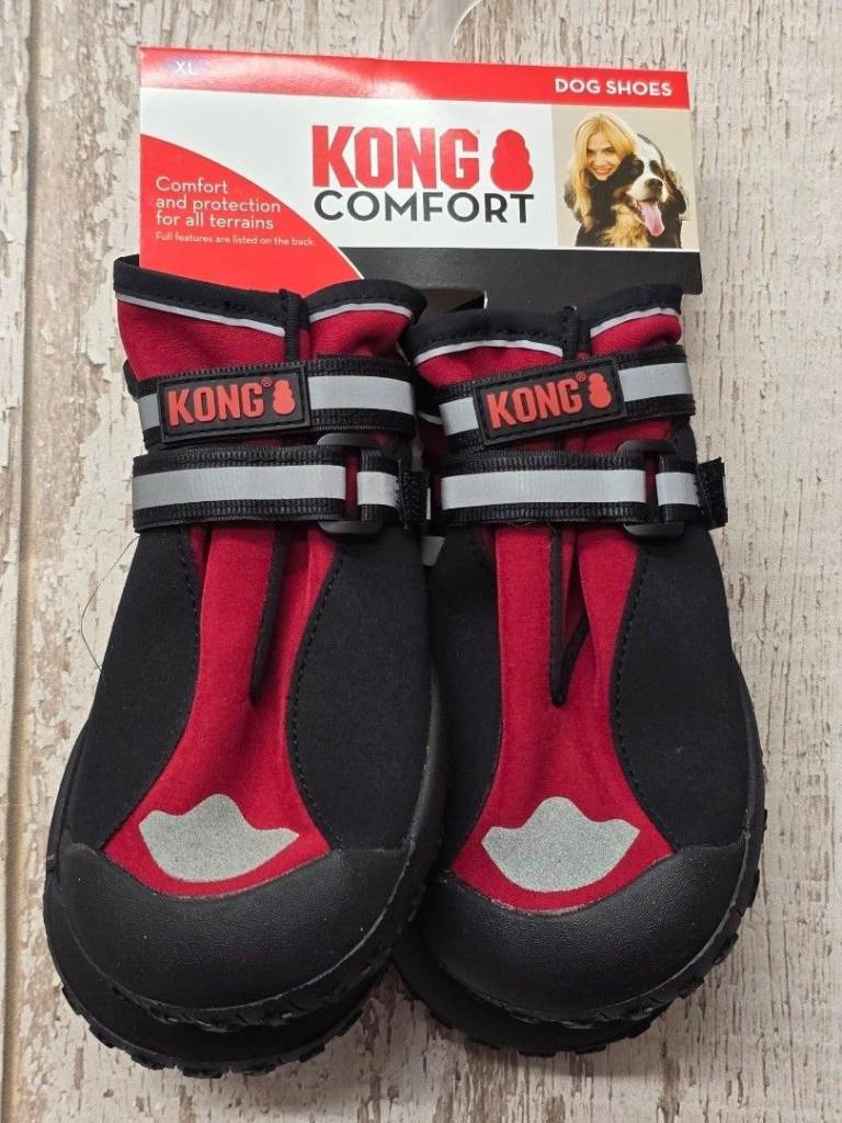 KONG COMFORT XL DOG SPORT SHOES TRAINERS OUTERWEAR SIZE X LARGE BIG DOG FEET / 7