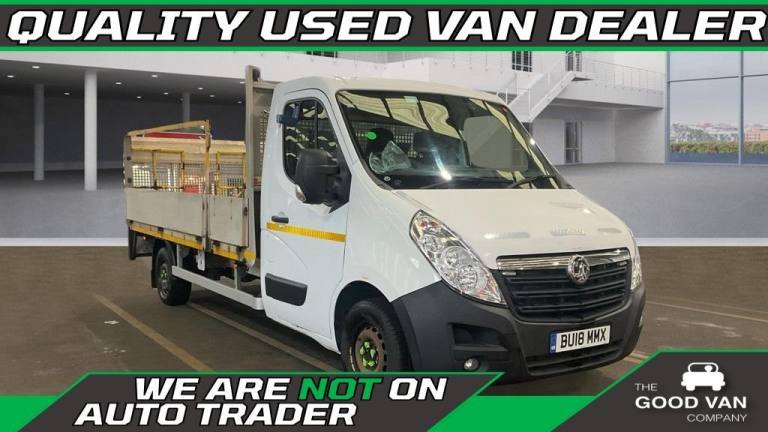 2018 Vauxhall Movano Dropside L3 LWB With Tail Lift Cdti Bi Turbo 130 PS Rear Wheel Drive With R ...