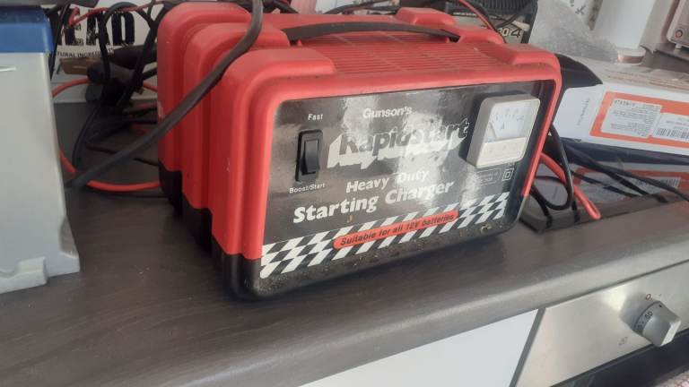 Car battery charger,  jump starting 