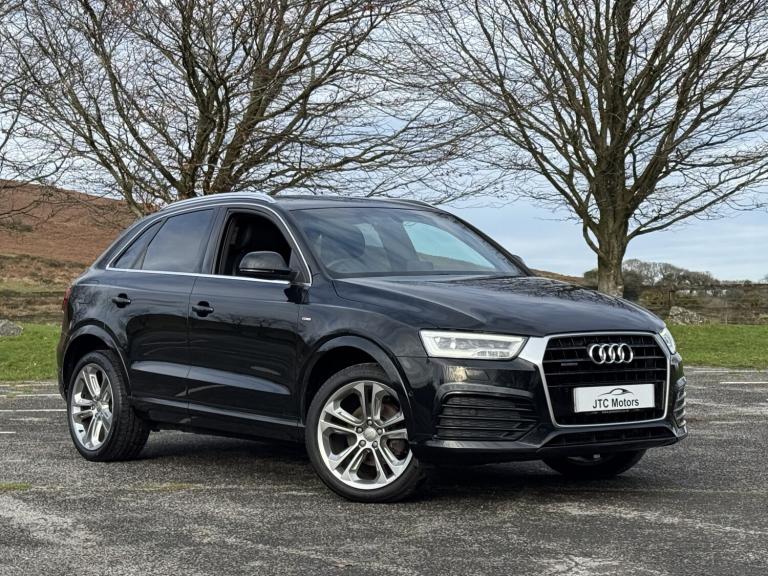 AUDI Q3 2.0 TDI [184] Quattro S Line Plus 5dr Man, diesel, black + 1 OWNER 2016