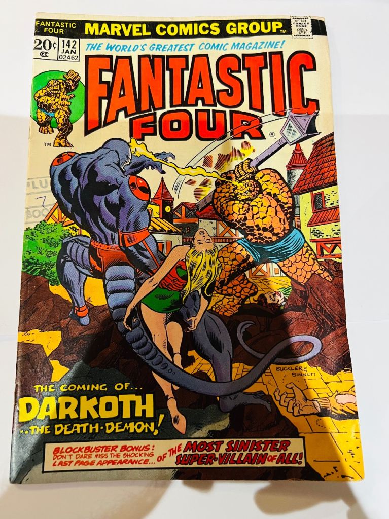 Marvel - Fantastic Four #142 (1974) 1st App of Darkoth The Demon