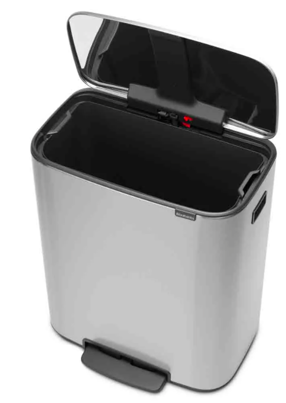 Brabantia 60L Bo Pedal Bin - Matt Steel