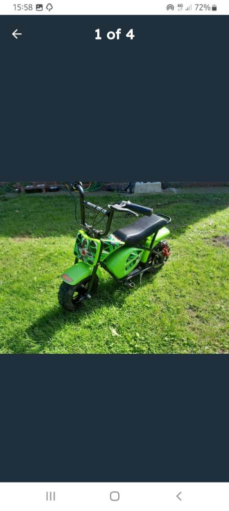 Kids electric minibike 