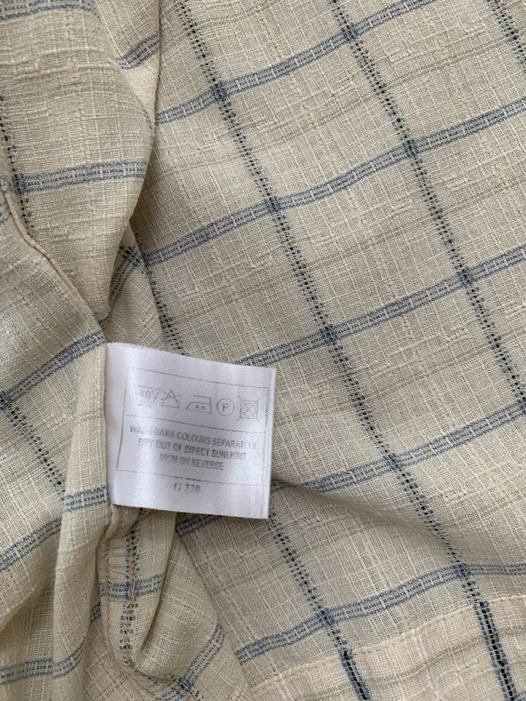 Men's EWM Pure Classics, 100% cotton, Check, Short Sleeve Shirt, Size M