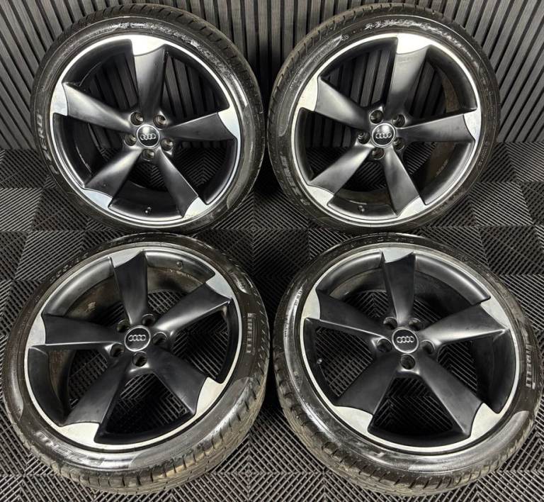 20'' GENUINE AUDI RSQ3 Q3 S LINE 5 SPOKE ROTORS WHEELS TYRE ALLOYS