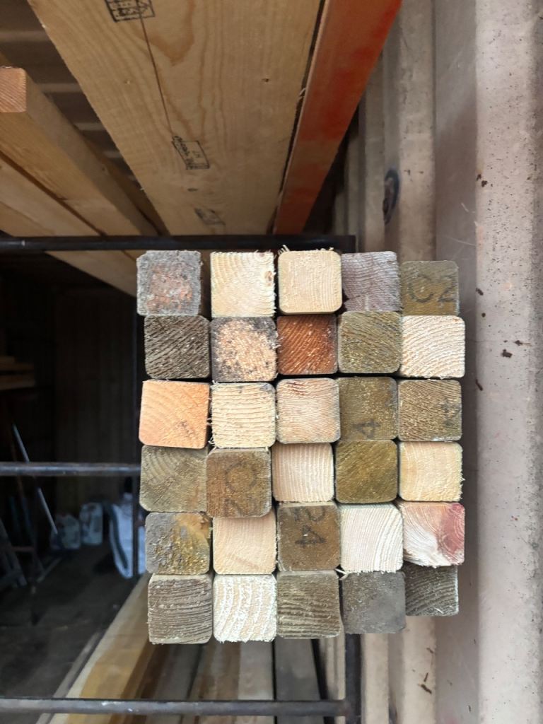 New 2 x 2 timber at 2.40 m long. 
