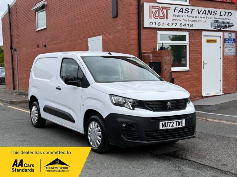 2022 Peugeot Partner 1.5 BLUE HDI 1000 PROFESSIONAL L1 SWB 100 BHP Panel Van Diesel Manual
