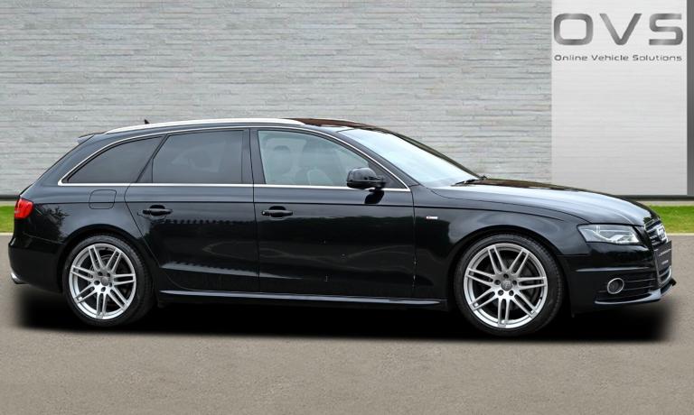 AUDI A4 S LINE 2.0T FSI QUATTRO PETROL MANUAL 5DR AVANT/ESTATE 2010 [10] BLACK