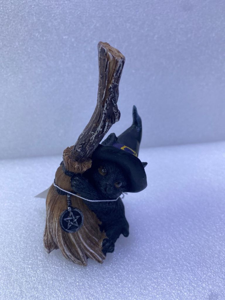 Witch Cat Figurine