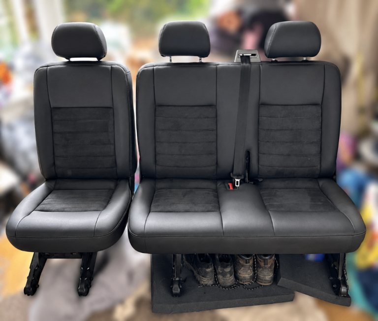 VW Transporter Kombi rear seats 2+1 | ISOFIX double & Non ISO single | £500 together