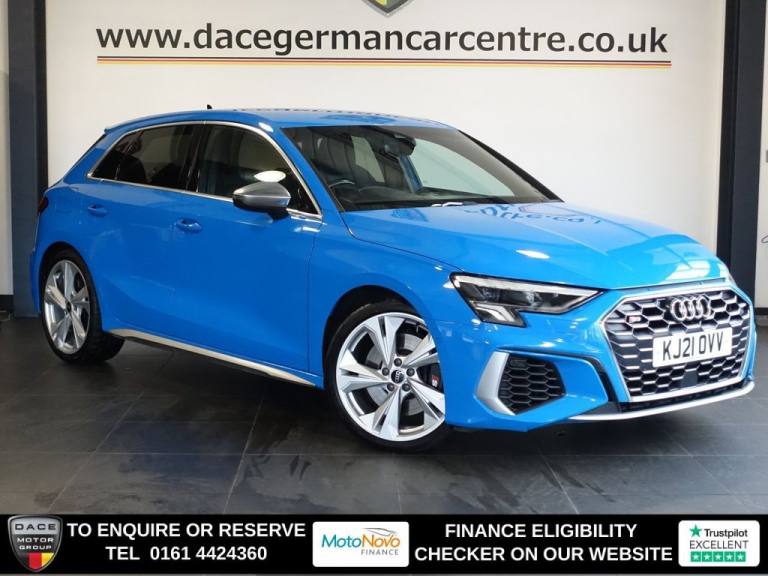 2021 Audi S3 2.0 TFSI Sportback 5dr Petrol S Tronic quattro Euro 6 (s/s) (310 ps) Hatchback Petro...